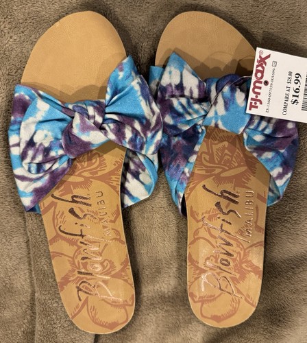 Scivolo slip on Blowfish Tye Dye nuovo con etichette taglia 8 1/2