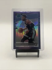 XAVIER TILLMAN RC 2020-21 Panini Donruss Optic Rated Rookie Purple Prizm #185