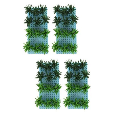  Set of 2 Miniatur Landschaft Miniaturen Statisches Gras Plastikgras