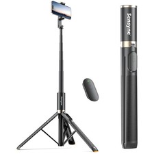 Selfie Stick Tripod with Wireless Remote - 63"