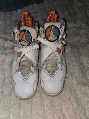Jordan Air Jordan 8 Retro High Top Orange Blaze Leather Strap 305381-102