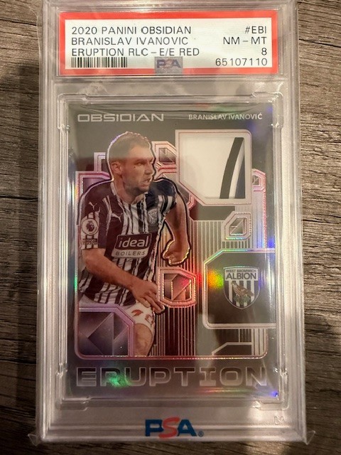 BRANISLAV IVANOVIC 2020 PANINI OBSIDIAN SOCCER /5 ERUPTION RELIC MATERIALS