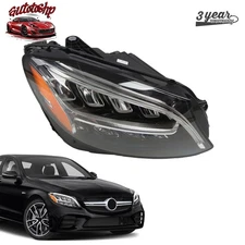 For 2019 2020 2021 Mercedes-Benz C300 C43 W205 Passenger LED Headlight Right