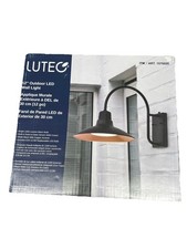 Lutec 12" Outdoor LED Wall Light 1576926 Brand New