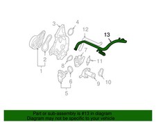 Manguera de entrada de agua para calefacción de climatización genuina Honda 2001-2011 B OEM 79722-S5D-A00