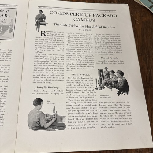 The Packard August 1918 Car Brochure 12x9 Extremely Rare - Picture 17 of 24
