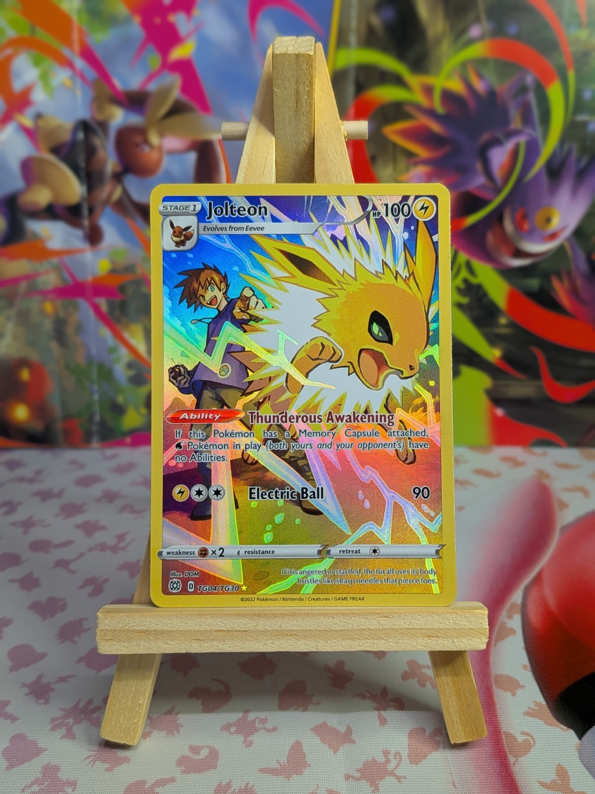 Pokémon TCG - Jolteon TG04/TG30 - Brilliant Stars Trainer Gallery - NM/LP