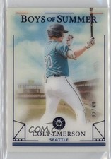 2024 Panini Boys of Summer Blue 22/99 Colt Emerson #76 0v0m