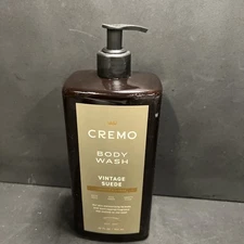 Cremo Rich-Lathering Vintage Suede Body Wash for Men, A 32 Fl Oz (Pack of 1) 