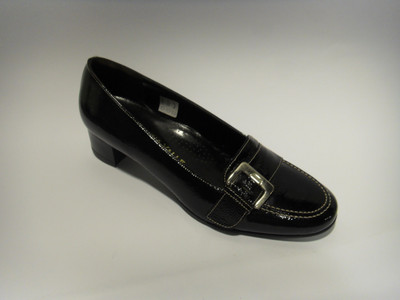 Ciniza Vale 4464 schwarz Damen Halbschuh Hernix Einsatz Schnalle Absatz 3cm