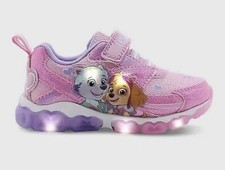 Paw Patrol Light Up Shoes Toddler Size 6 Pink Skye Everest Sneakers Girls