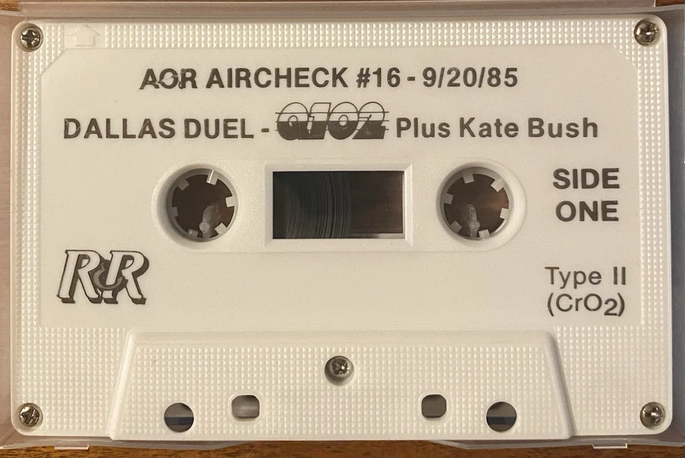 KATE BUSH Hounds Of Love 1985 US PROMO CASSETTE Dallas AIRCHEC K Interview - Image 2 of 3