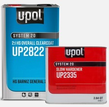 U-pol Hs Overall Clearcoat 5 Liter Kit W Slow Hardener U-pol Hs Overall Clearcoat 5 Liter Kit W Slow Hardener