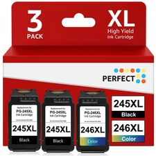 PG-245XL CL-246XL Ink Cartridge for Canon PIXMA MG2522 MG2520 MX490 MX492 TS3122