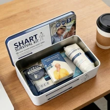Funny Shart Survival Kit Poop Prank Gift Set W/Wipes & Underwear Christmas Gift