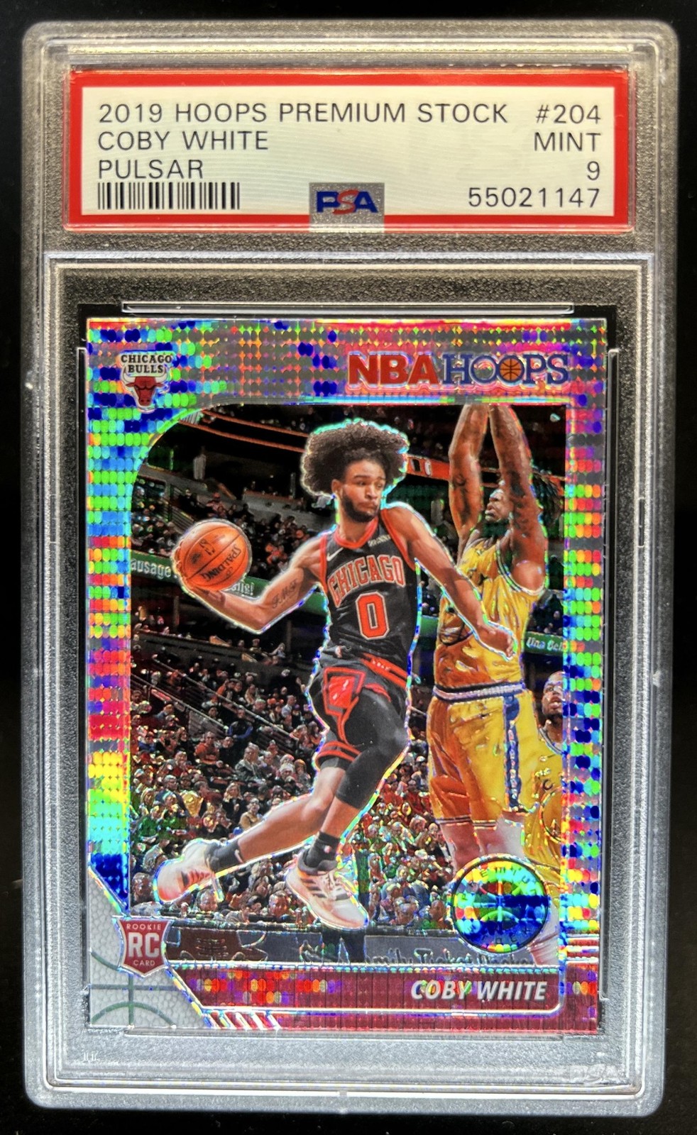 2019-20 Hoops Premium Stock Coby White #204 Prizm Pulsar
