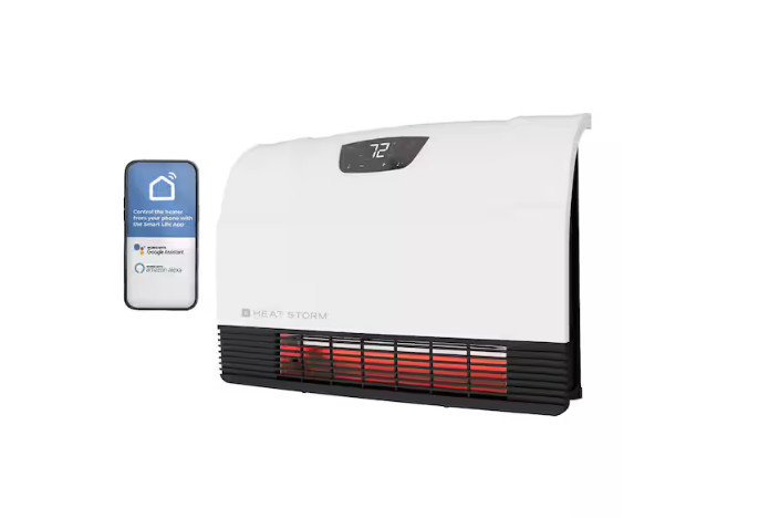 HEAT STORM 1500W Phoenix WiFi Infrared Wall Unit WiFi Smart 