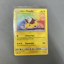 Ash's Pikachu SM108 Sm Regular NM on eBay