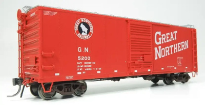 #ad HO GN 40#x27; Boxcar w Late IDNE: Great Northern Vermilion: Single Car $41.99