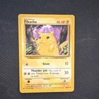 1999 Pokémon Pikachu Base Set 58/102 40 HP Thunder Jolt Gnaw Vintage Card