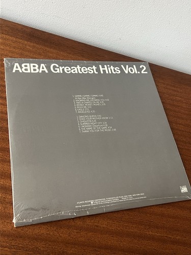 ABBA Greatest Hits Vol 2 LP Original Atlantic SD 16009 Hype Sticker SEALED - Picture 5 of 10