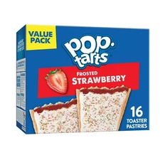 Pop-Tarts Frosted Strawberry Toaster Pastries, Breakfast Foods, Shelf-Stable, 27