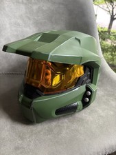 Casco Halo Infinite Master Chief Usable Verde Adulto Acolchado