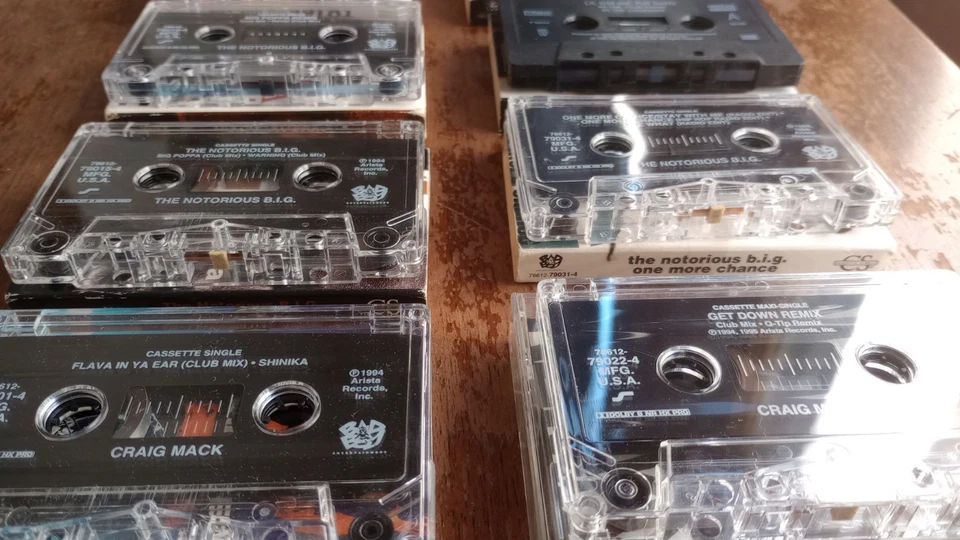 10 Classic Hip Hop and R&B Cassette Singles (Notorious BIG, Lil Kim, Craig Mack) Foto 4 de 4