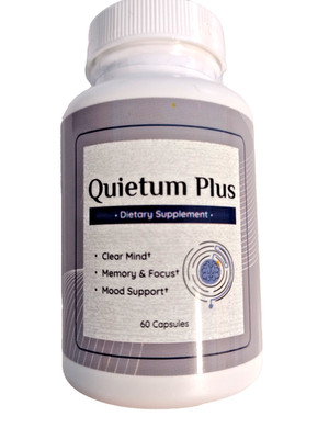 Quietum Plus Tinnitus Relief Supplement 60 caps - Clear mind memory focus mood