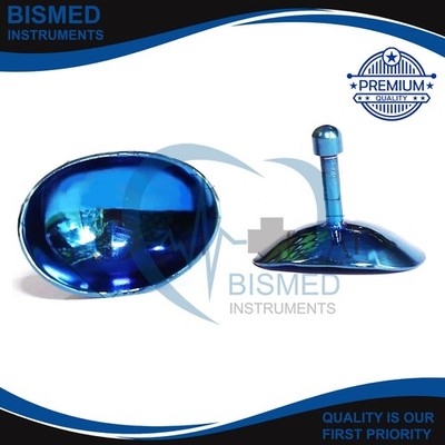 One Pair Large Corneal Shield Laser Eye Shield Corneal Protector Stainless Steel