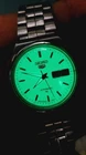 Seiko 5 Watch Automatic Vintage Luminous dial day date 6309 @ Japan