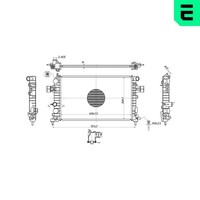 MotorküHler WasserküHler Era 673552 FüR Opel Astra A04 Caravan Gtc Zafira Family