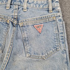 Vintage Guess Georges Marciano Jeans Womens 27 High Rise Tapered Ankle Zip 90s