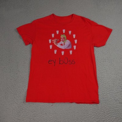 Filthy Frank Shirt Mens Medium Red Frog Ey B0ss Meme Pink Guy Graphic Tee