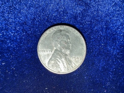 1943 Lincoln Steel Wheat Cent Circulated No Mint Mark Copper Penny
