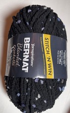 BERNAT BLANKET CONFETTI Yarn. 1 Ball . COAL. I Combine Shipping. See Detail