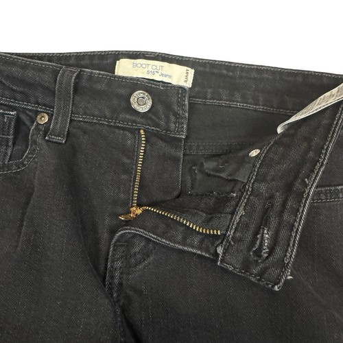 Levi's 515 Boot Cut Jeans Women’s Size 4 Black Stretch Mid Rise 27x28 - Bild 8 von 18