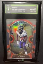 2020 Panini Select Concourse J.K. Dobbins #52 (RC) Dye Cut Red Degree Graded NM7