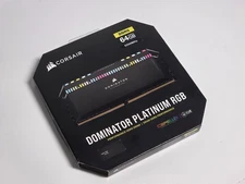 Corsair Dominator Platinum RGB 64GB (2x32GB) DDR5 5200MHz  CMT64GX5M2B5200C40