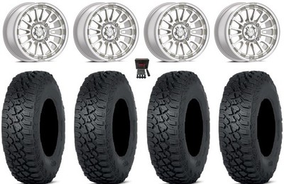 Valor V14 15'' Wheels Machined 35'' Tenacity XNR Tires Can-Am Defender