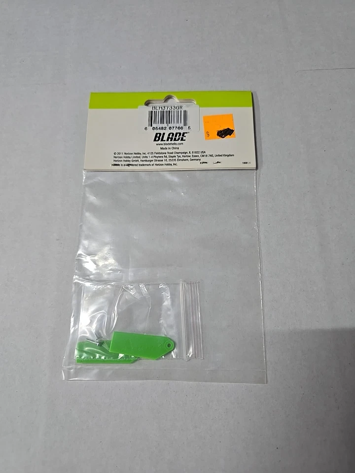 Blade BLH3733GR Tail Rotor Blade Set Green: 130 X NewInPack USA Shipped - Image 3 of 3