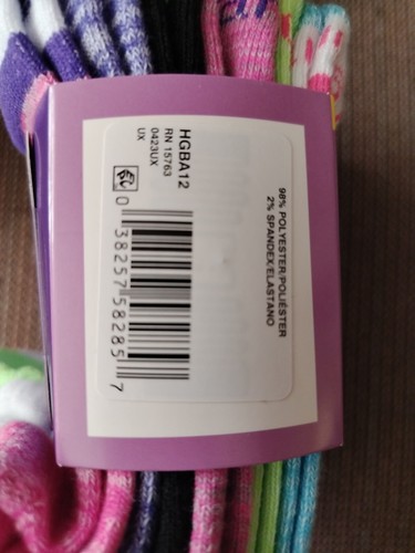 Hanes Ankle Socks 12-pair Pack Large fits shoe size 4-10 - Picture 4 of 8