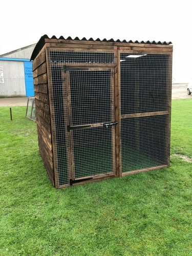 Animal Run 6FT x 6FT x 6FT Pet Run 16G Rabbit Chicken Cat Pen Bird Aviary - Picture 30 of 38