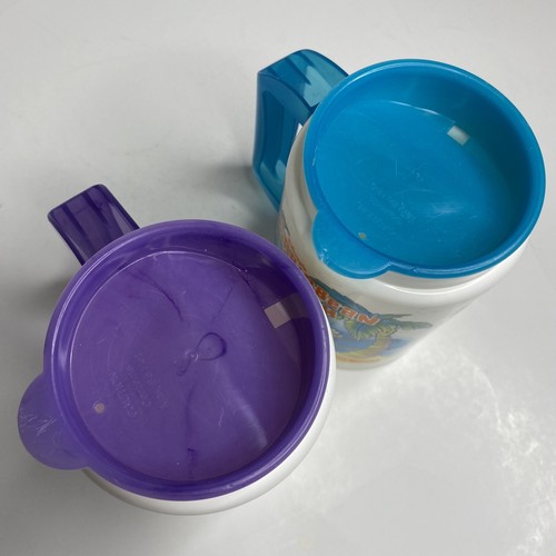 Set of Two Walt Disney World Caribbean Beach Resort Insulated Travel Mugs - Picture 4 of 7