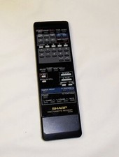 Sharp Replacement Remote Control Model G0453GE For Video Cassette Recorder