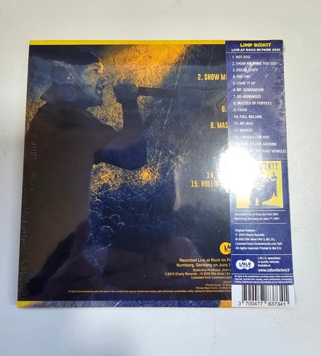 Limp Bizkit: Live at Rock IM Park 2001 CD RSD Record Store Day Black Friday 2023 - Picture 2 of 6