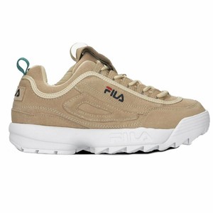 beige fila shoes