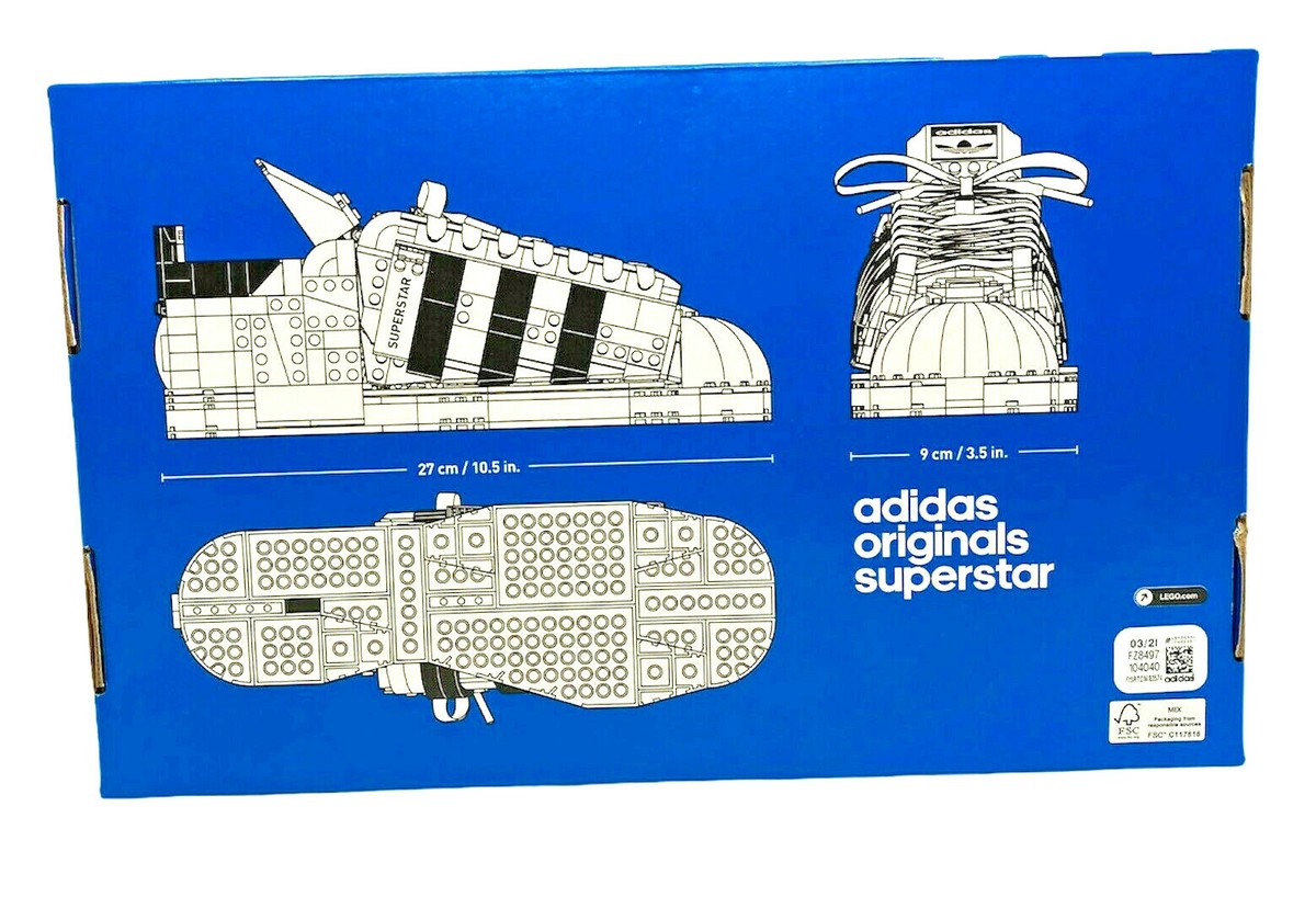LEGO adidas Shoe Originals Superstar Exclusive - New - #10282 - In Hand |  eBay