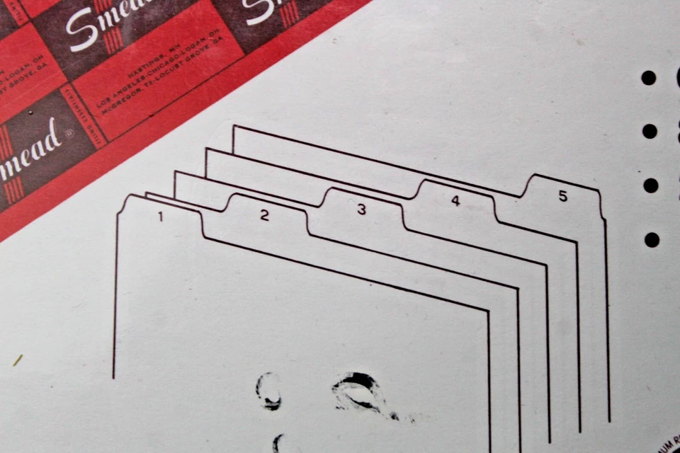 SMEAD INDEX CARD DAILY GUIDE SET 1-31 days of month 8 x 5" light green - Image 3 of 4