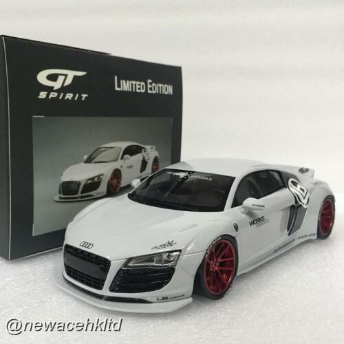 Audi R8 by LB-Works Glacier White GT SPIRIT MODEL 1/18 #GT325 - Picture 1 of 2